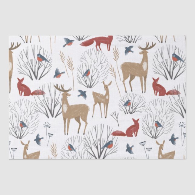 Magic Winter Wonderland Seidenpapier (Vorderseite)