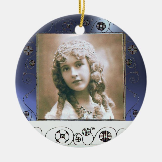 MAGIC WIRBEL FOTO TEMPLATE ,Blue Topaz Keramikornament (Vorne)