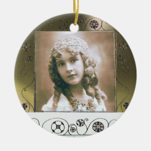 MAGIC WIRBEL FOTOVORLAGE ,Graue Agate Keramikornament