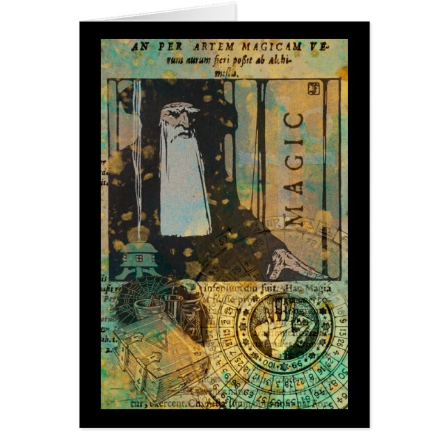 Magic Wizard Card (Vorne)