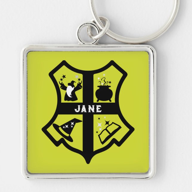 Magic Wizard-Geschenk Schlüsselanhänger (Vorne)