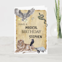 Magic Wizard Hexenschülerei zum Geburtstag