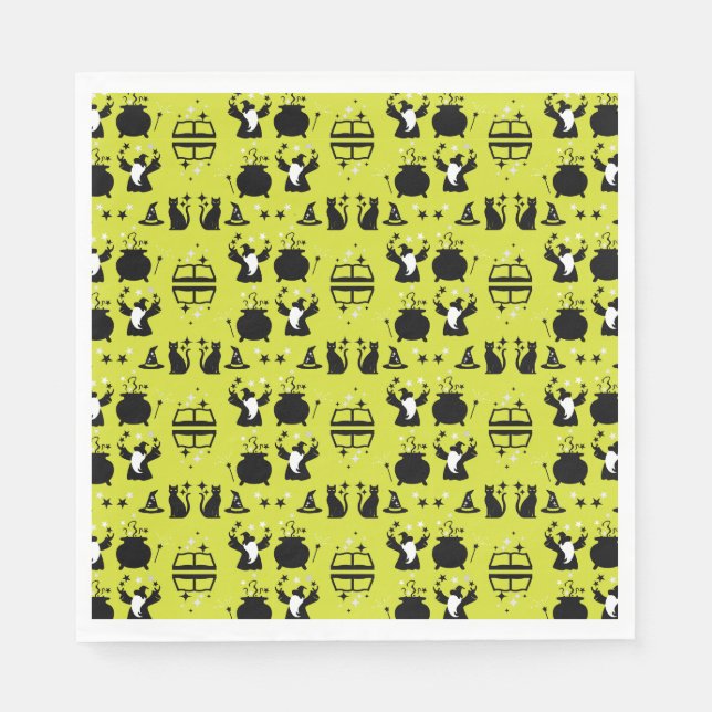 Magic Wizard-Wohngestaltung Serviette (Vorderseite)