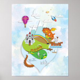 Magical Adventure Island Poster (kein Text)