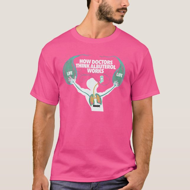 Magical Albuterol Funny Respiratory Therapist Desi T-Shirt (Vorderseite)