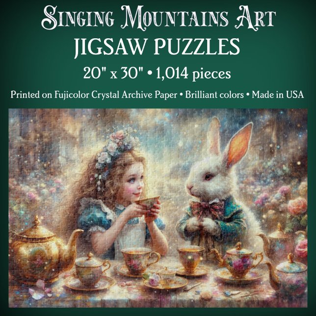 Magical Alice In Wonderland White Rabbit Puzzle (Von Creator hochgeladen)