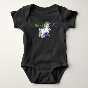 Magical Baby Unicorn 1-Pieces Baby Bodysuit Strampler