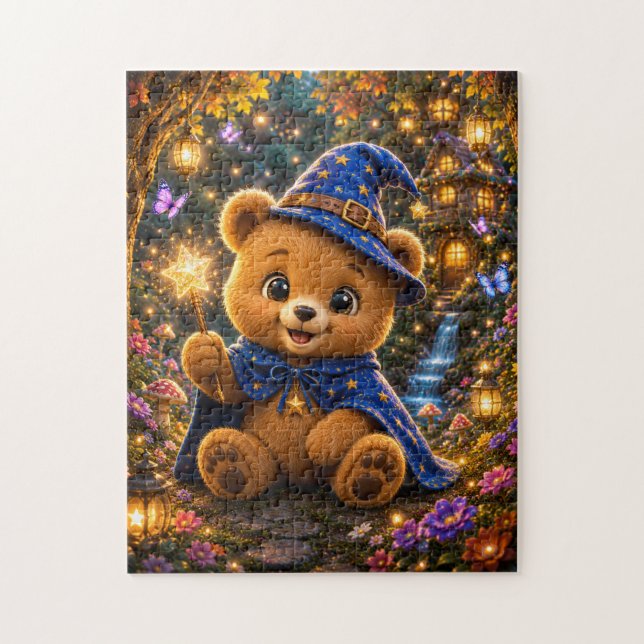 Magical Bear Wizard Jigsaw Puzzle (Vertikal)