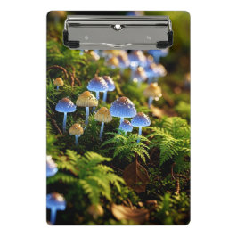 Magical Bioluminescent Fungi - Deep Forest Mini Klemmbrett