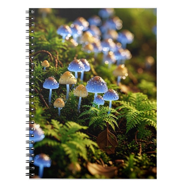 Magical Bioluminescent Fungi - Deep Forest Notizblock (Vorderseite)