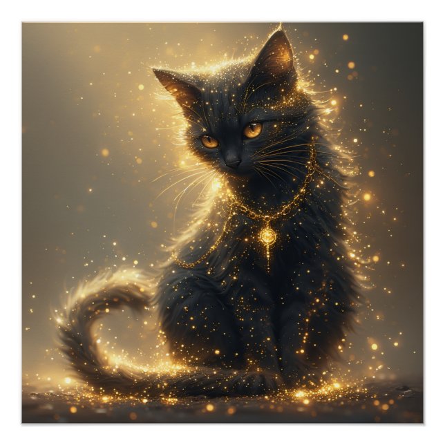 Magical Black Cat Poster (Vorderseite)