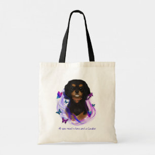 Magical Black & Tan Cavalier King Charles Spaniel Tragetasche