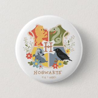 Magical Blooms HOGWARTS™ Wappen Button