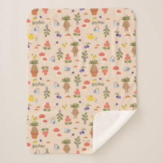 Magical Blooms Mandrake Pattern Sherpadecke