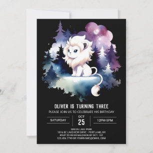 Magical Boho Lion Birthday Einladung