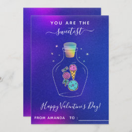 Magical Candy Jar Kinder Schule Valentinstag Niedl Feiertagskarte