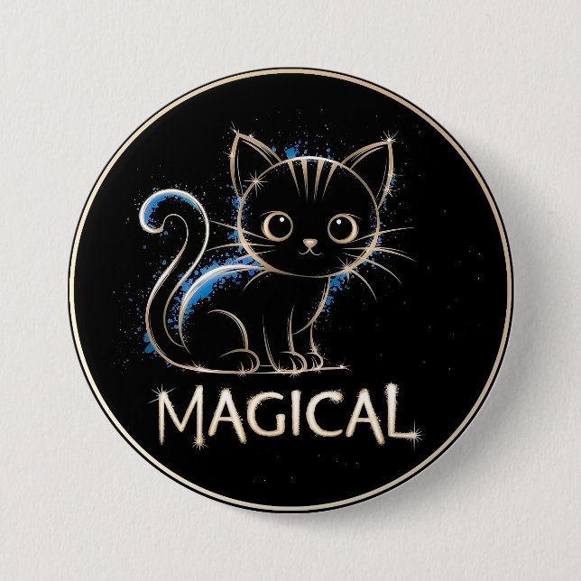 Magical Cat Button (Vorderseite)