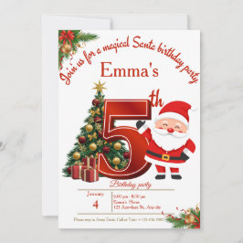 Magical Christmas Birthday Card for Girls Dankeskarte