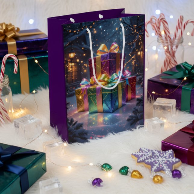Magical Christmas Gift Bag – Luxury Festive Mittlere Geschenktüte (Von Creator hochgeladen)