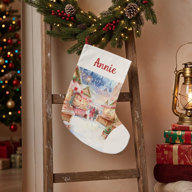 Magical Christmas Market Großer Weihnachtsstrumpf (Von Creator hochgeladen)