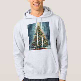 Magical Christmas Tree with Gifts Hoodie