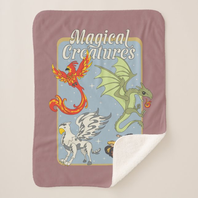 Magical Creatures Vintage Graphic Sherpadecke (Vorderseite)