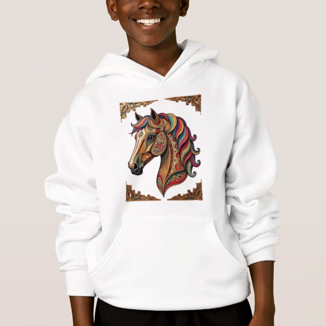 Magical Dreams Unicorn Hooded Sweatshirt (Vorderseite)