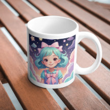 Magical Dreamy Girl Tasse - Niedliche Pastel C Tas