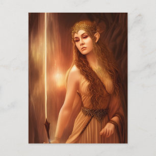 Magical Elf Goddess Postkarte