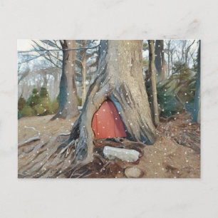 Magical Elf House Postkarte