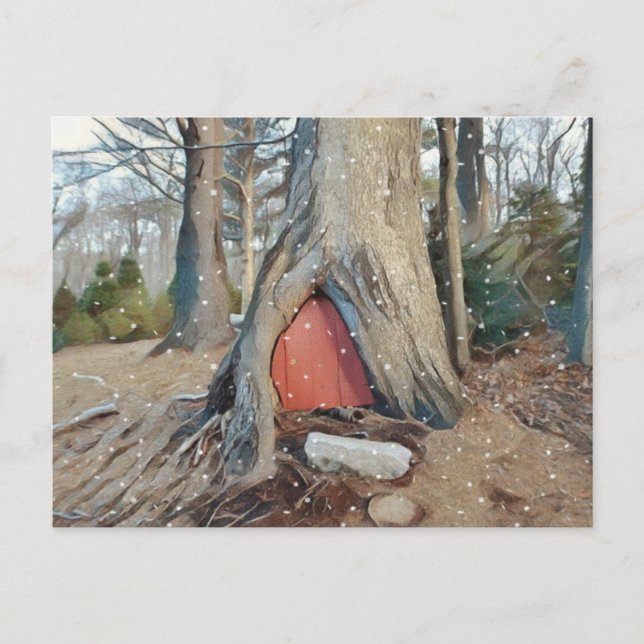 Magical Elf House Postkarte (Vorderseite)