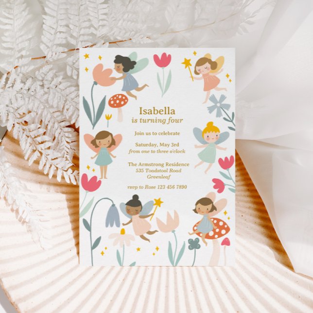 Magical Fairies Birthday Einladung (Von Creator hochgeladen)