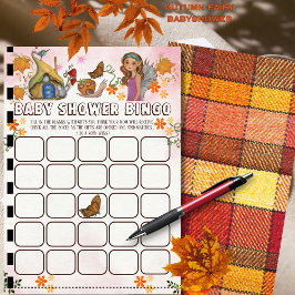 Magical Fairy Baby Dusche Bingo Aktivität Einladung