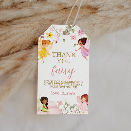 Magical Fairy Floral Baby Dusche Vielen Dank für I Geschenkanhänger