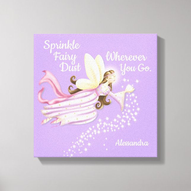 Magical Fairy Lavender Leinwand (Vorderseite)
