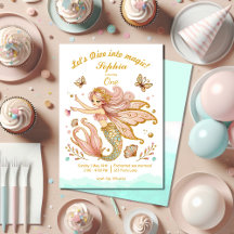 Magical Fairy Mermaid Girl's Birthday Party
