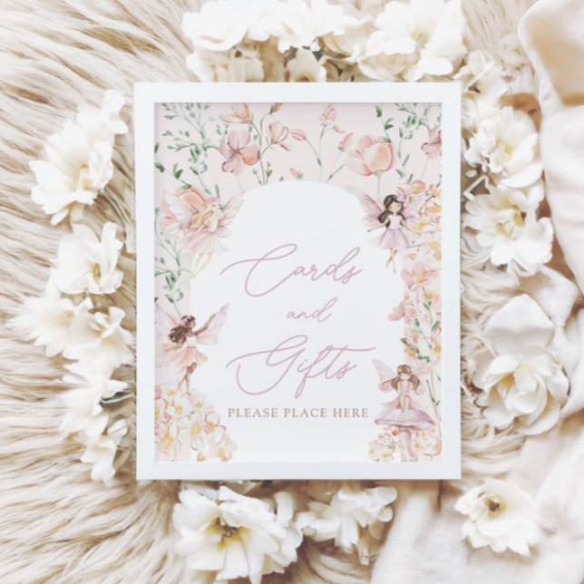 Magical Fairy Pink Girls Karten und Geschenke Unte Poster (Von Creator hochgeladen)