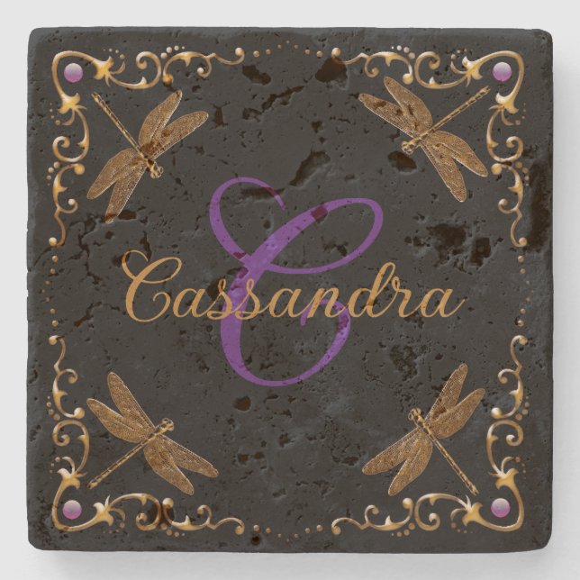 Magical Fairy Tale Fantasy Personalisiert Steinuntersetzer (Vorderseite)