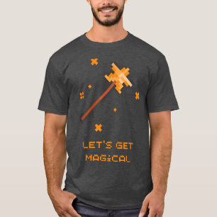 Magical Fairy Wand Videogame Funny Gamers Pieled T-Shirt