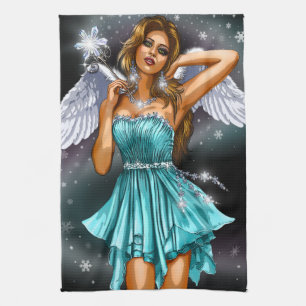 Magical Female Fairy Geschirrtuch