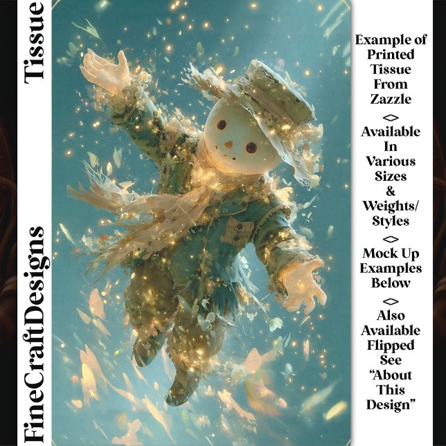 Magical Floating Snowman Spirit DX2L Decoupage Seidenpapier (Von Creator hochgeladen)