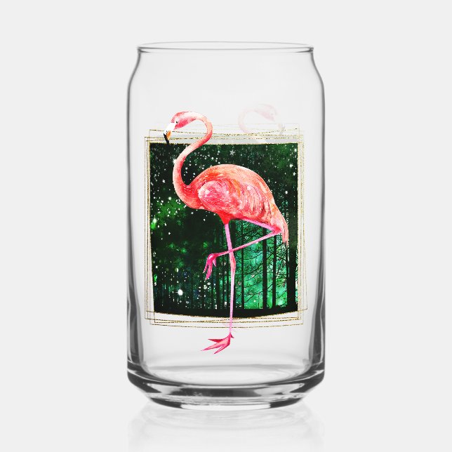 Magical Forest Flamingo Dosenglas (Vorderseite)