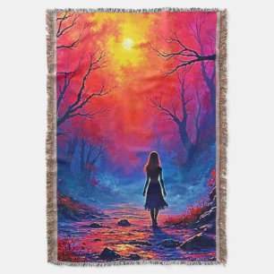 Magical Forest Girls Solitude Design Decke