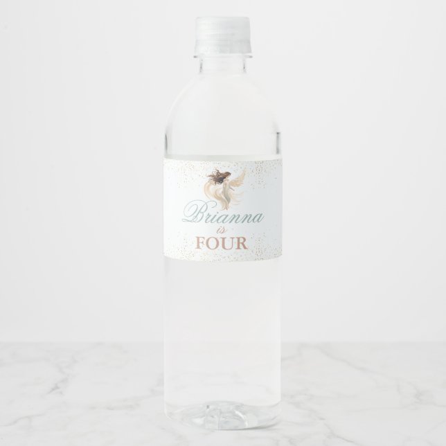 Magical Garden Fairy Water Flasche Etikett (Vorderseite)