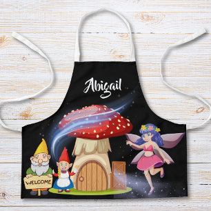 Magical Goblin & Fairy Personalisiert Name kids Schürze