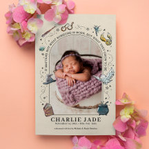 Magical Harry Potter Geburtsankündigung