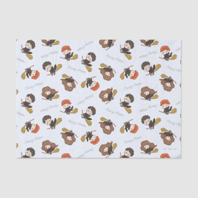 Magical HARRY POTTER™ und Hogwarts zum Geburtstag Seidenpapier (Vorderseite)