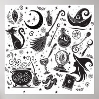 Magical Hexe Whimsical Wiccan Pagan