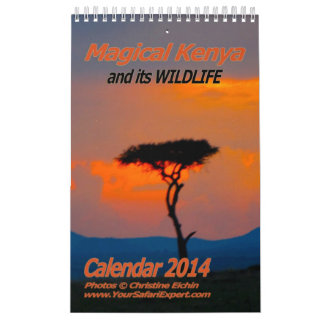 Magical Kenya Calendar 2014 (Single-Seite) Kalender