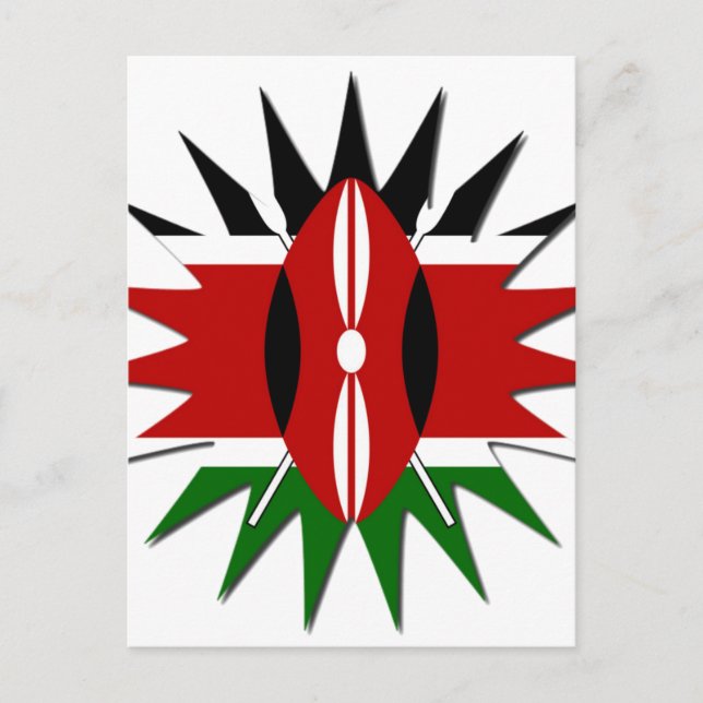 Magical Kenya feiert Welttourismus-Tag 🇰 🇪 Postkarte (Vorderseite)